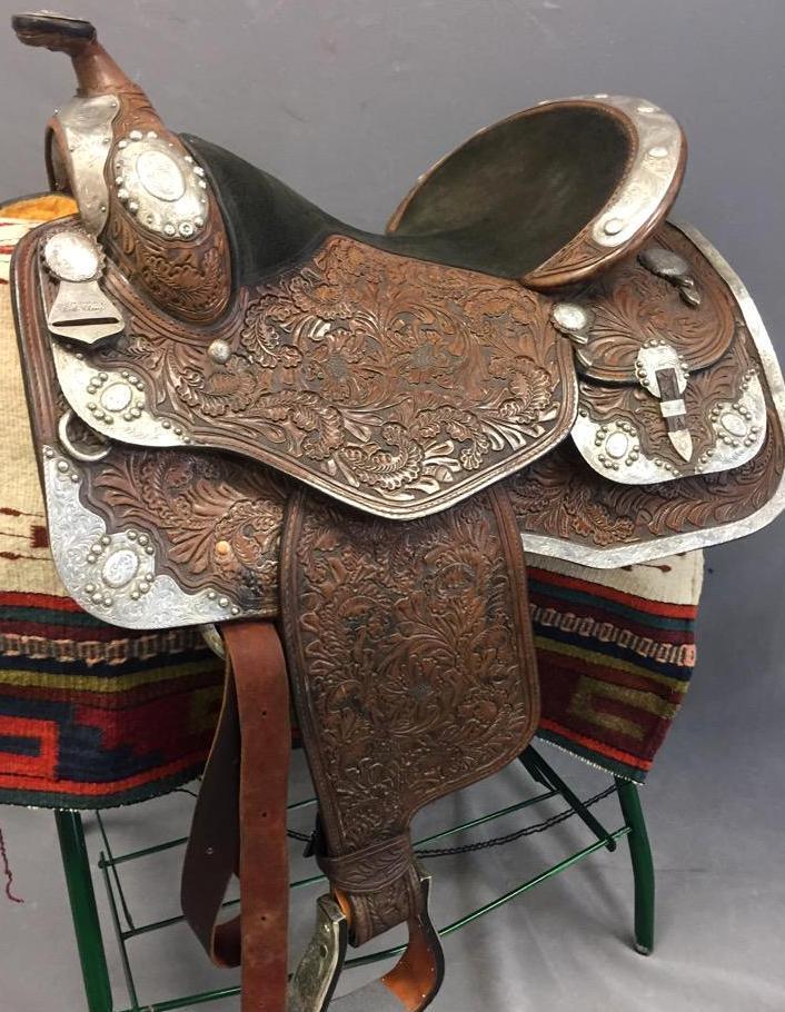 Dale Chavez Sterling silver show saddle