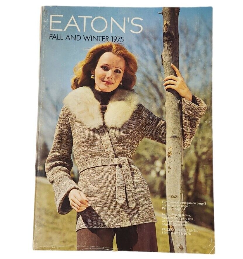 Eaton\'s Fall & Winter Catalog Vintage 1975