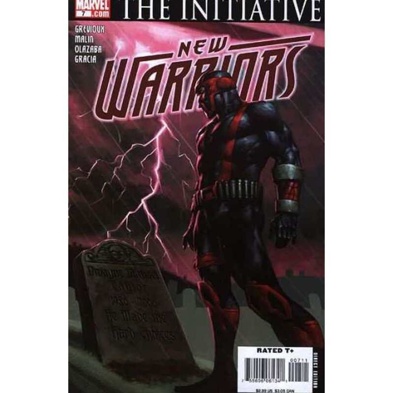 New Warriors (2007 series) #7 in Near Mint minus condition. Marvel comics [r*