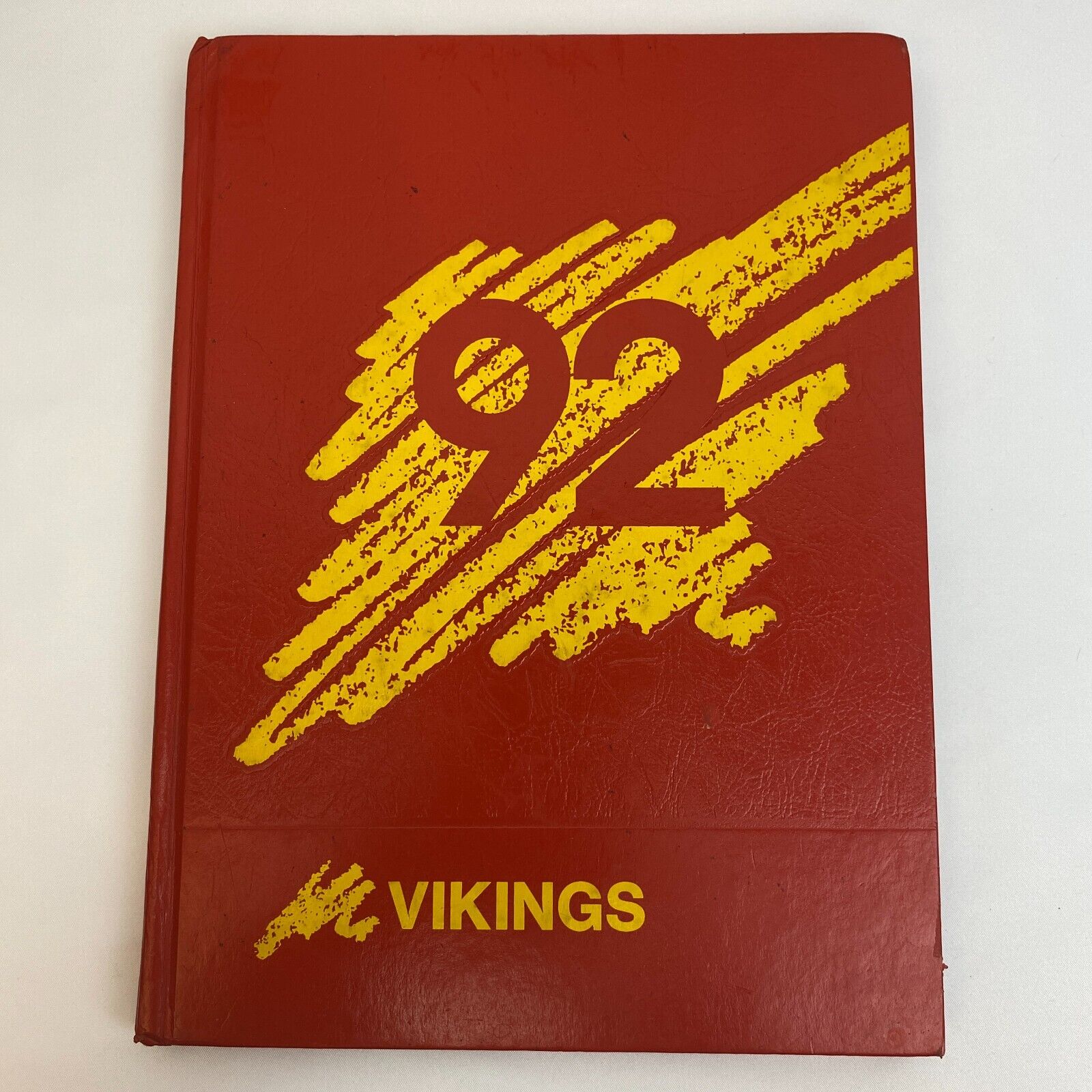 Vintage HC 1992 High School Yearbook - Home Of The Vikings Caledonia, Missouri