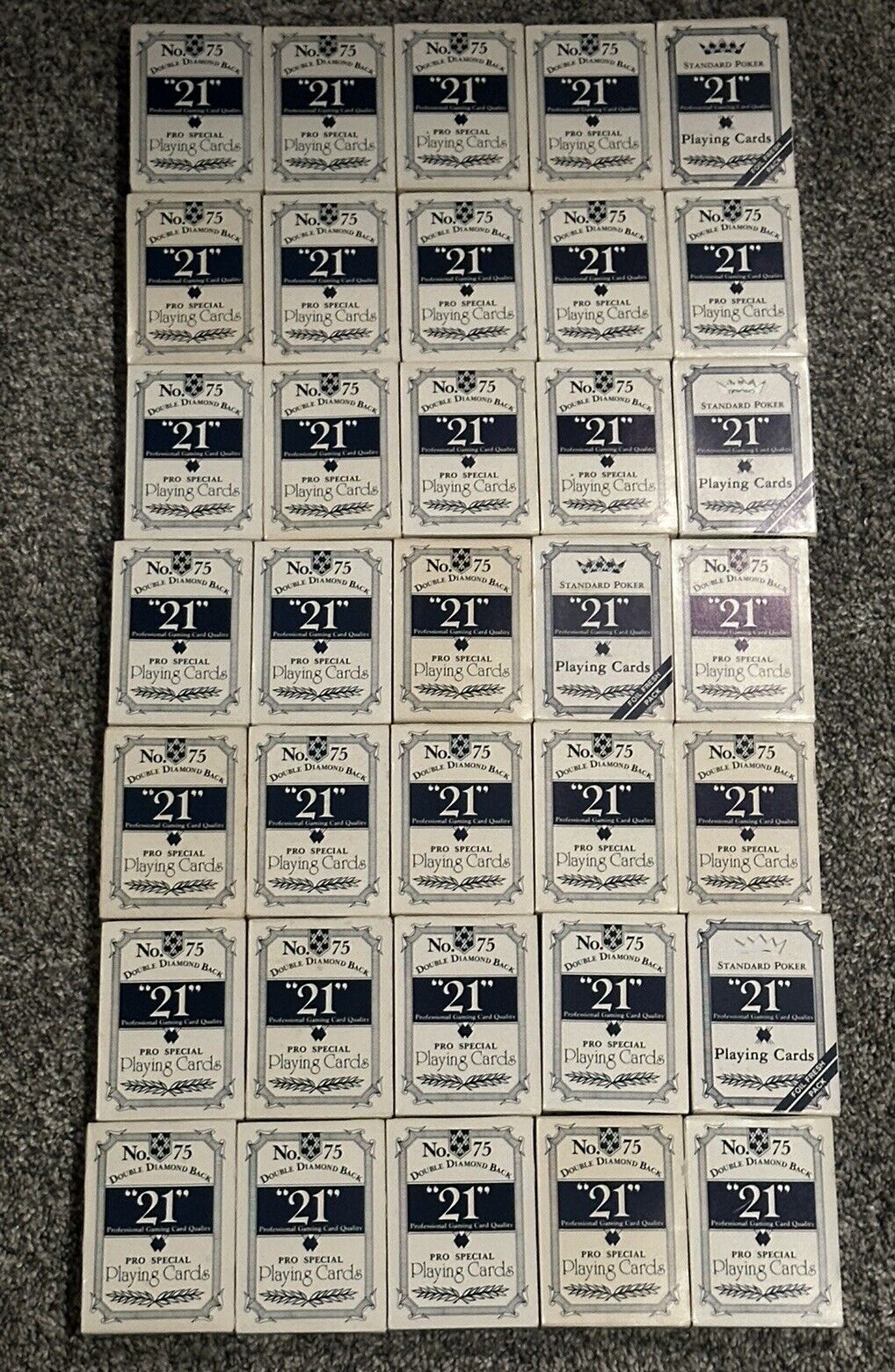 *Lot of 35 Vintage ‘21’ Arrco Poker Playing Cards - Great Condition*
