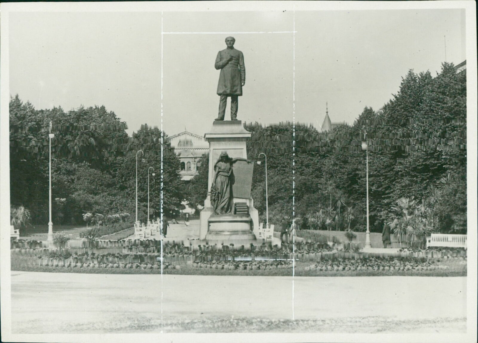 Johan Ludvig Runeberg, the statue in Helsinki - Vintage Photograph 2420400