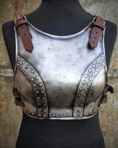 Medieval Antique Steel Cuirass Lady Chest Armor Jacket Costume gift item