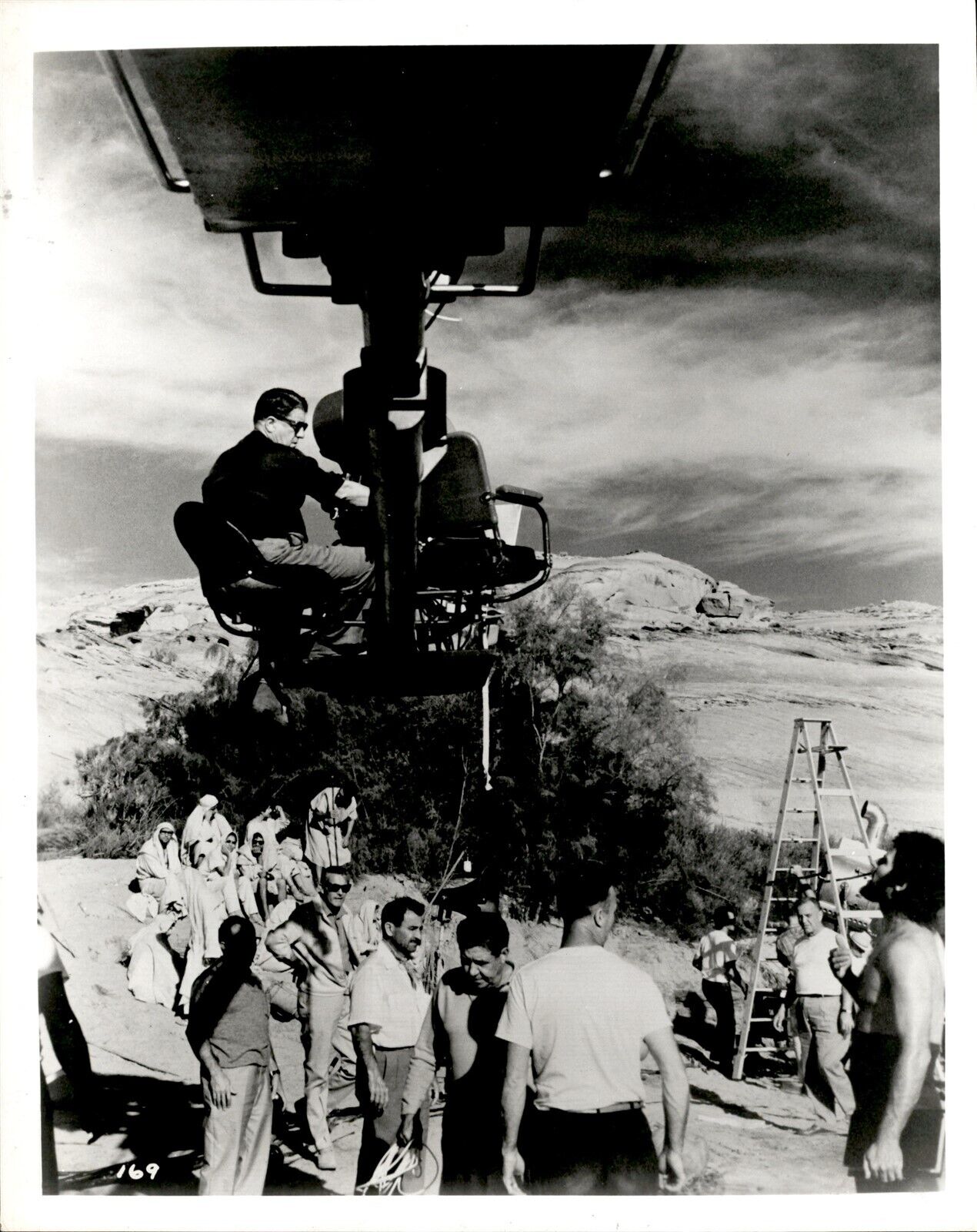 KC6 Orig Photo GEORGE STEVENS Greatest Story Ever Told Director Behind Camera