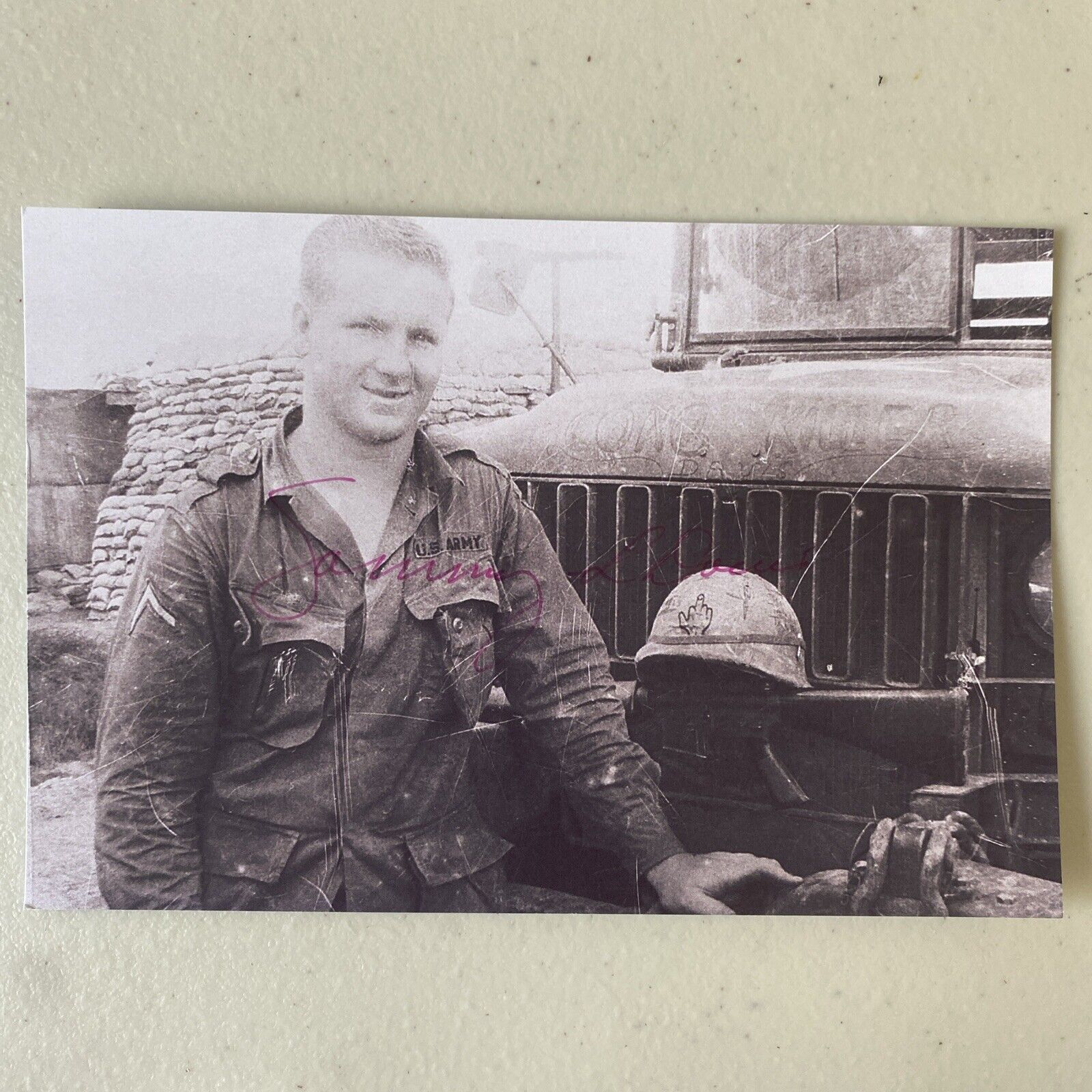 Sammy L Davis Signed Autographed Auto 4x6 Photo Vietnam War Medal Of Honor