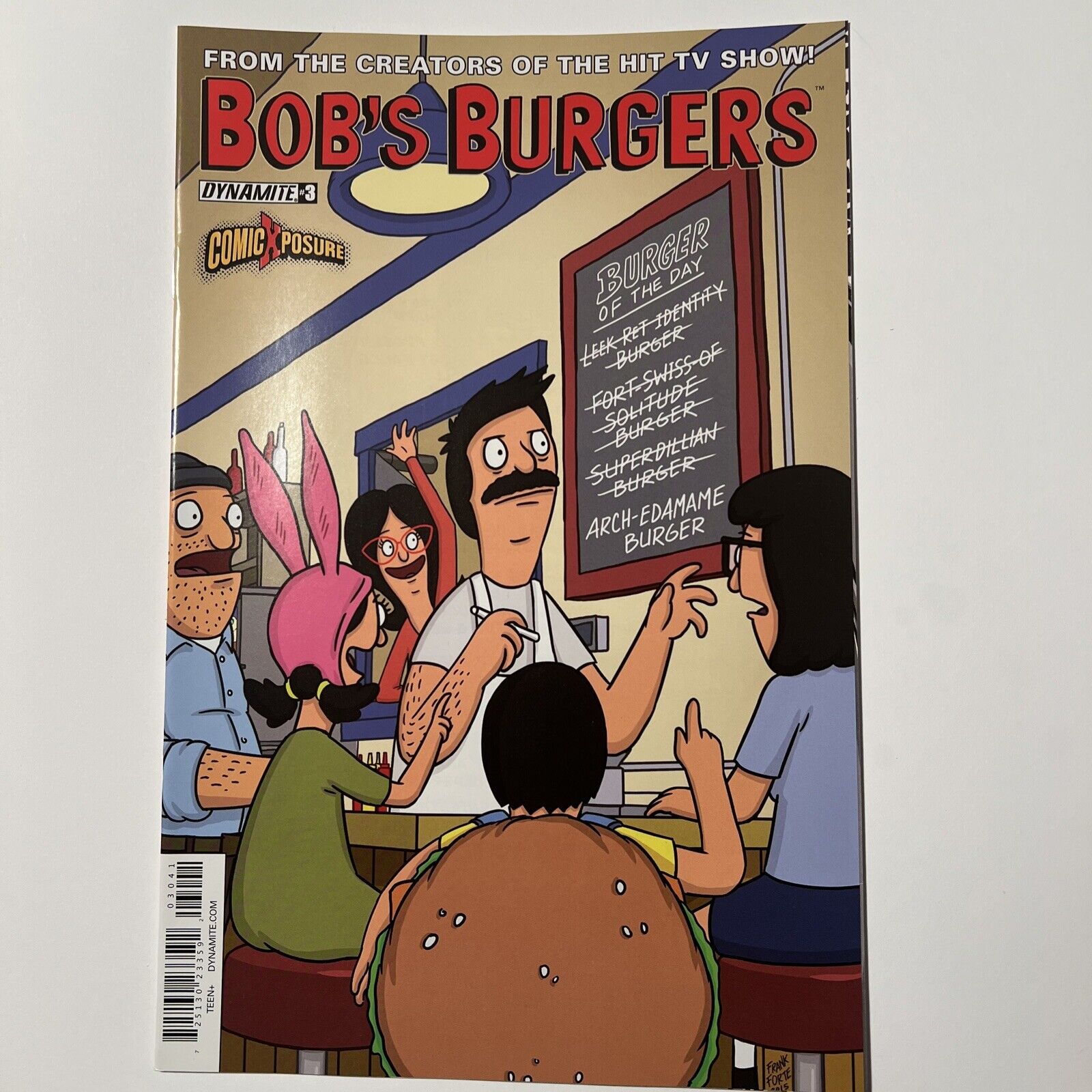 BOB'S BURGERS #3 VOL 2 RARE UnSigned ComicXposure VARIANT Ltd TO 500 NM/M