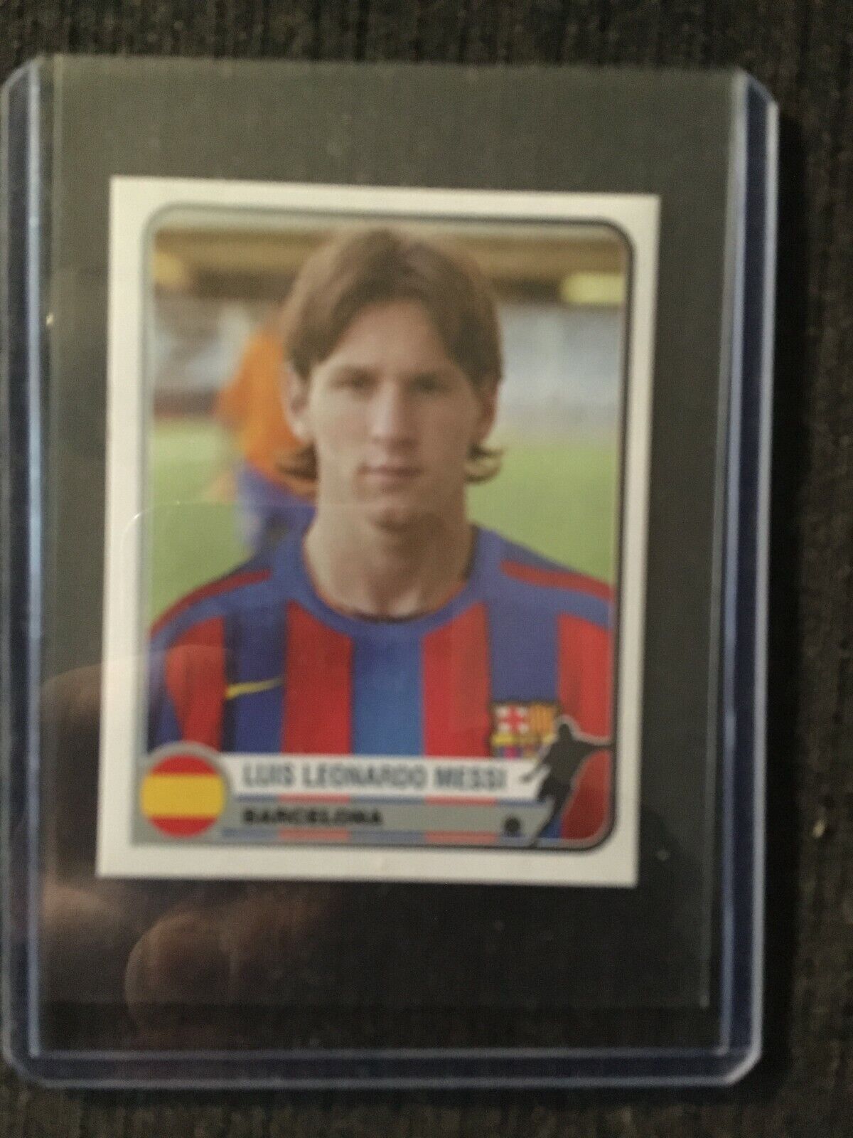UEFA CHAMPIONS OF EUROPE 1955/2005 MESSI BARCELONE # 75 ROOKIE 2 SANDERS STICKER