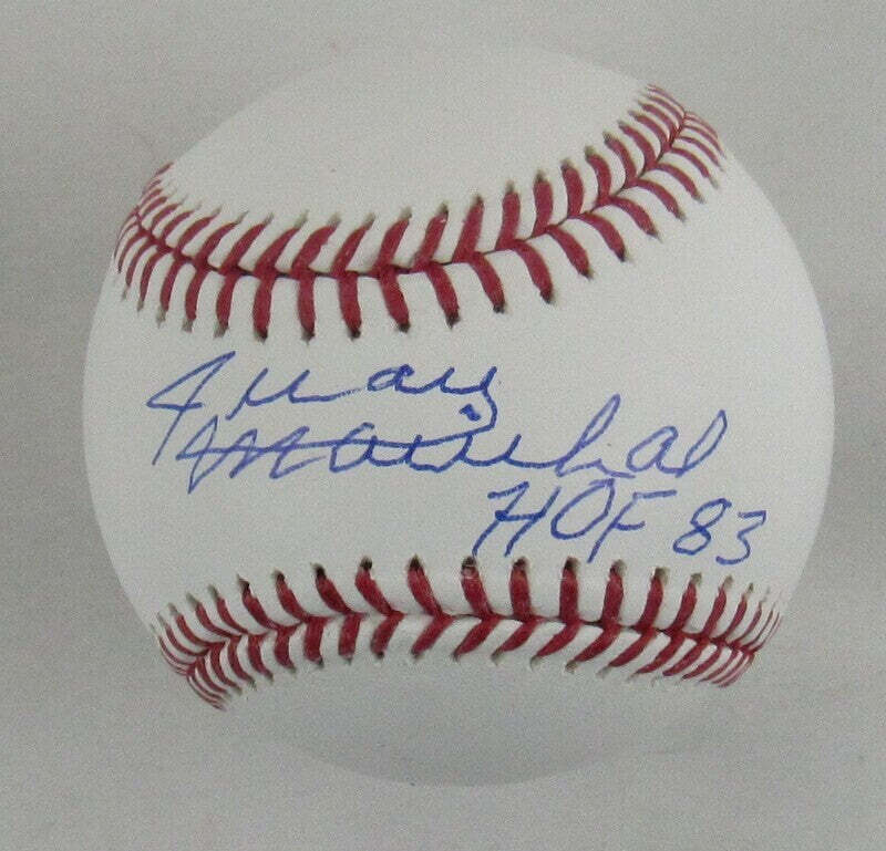 Juan Marichal Signed Auto Autograph Rawlings w/ HOF 83 Insc Baseball JSA Witness