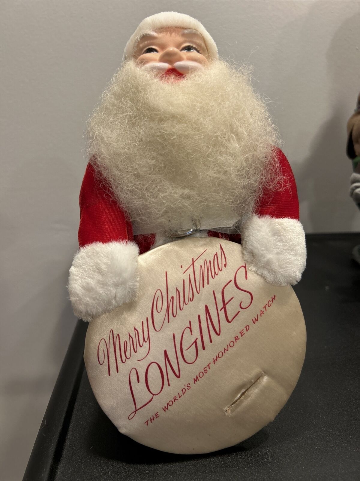 Longines Wittnauer Santa Display Vintage Rare Merry Christmas Worlds Watch