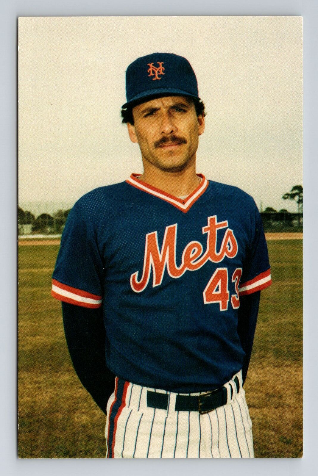 Bob Ojeda, Mets Baseball Pitcher, People, Vintage Postcard