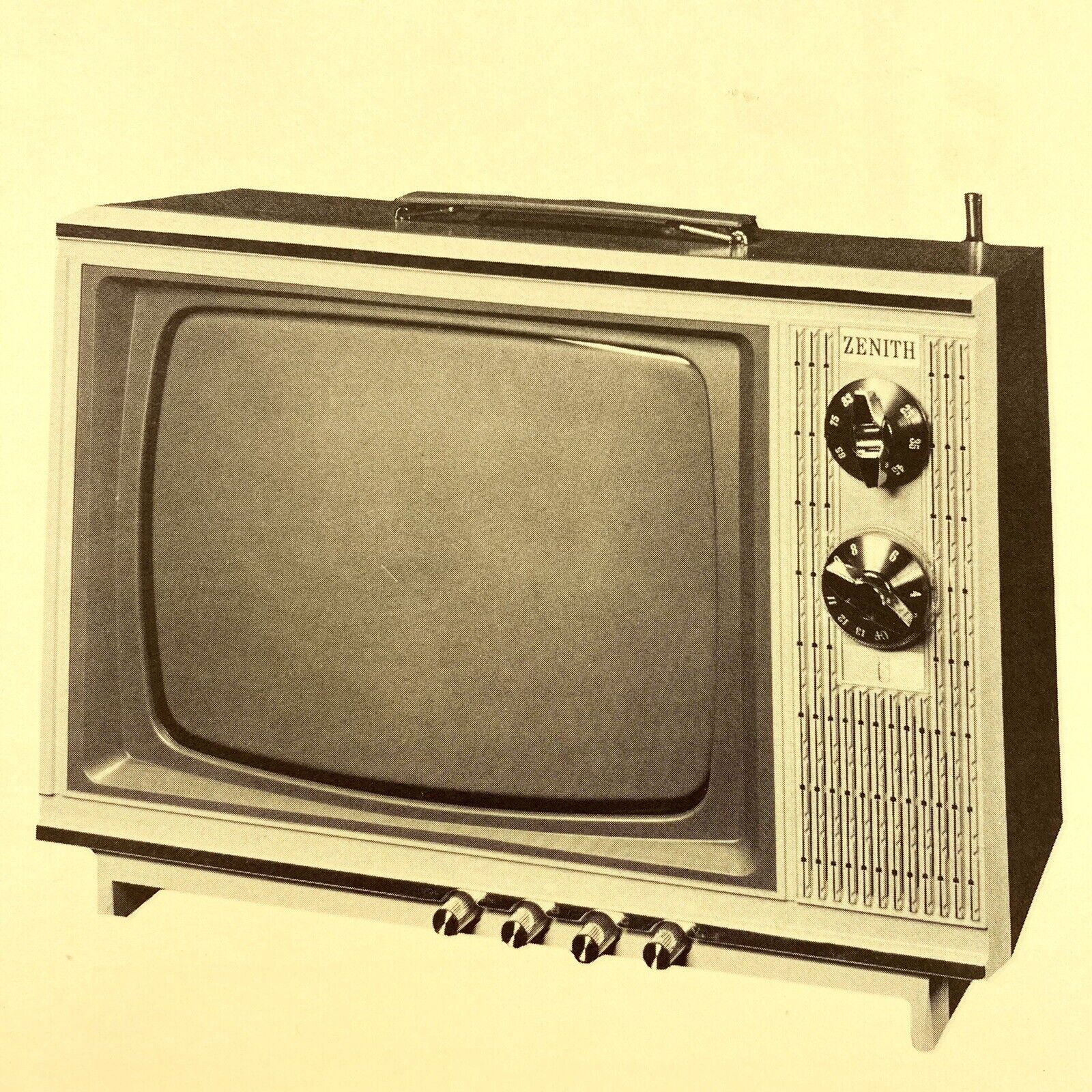 Vintage Original 1968 Zenith TV Model 13Z13 Wire Schematic Service Manual
