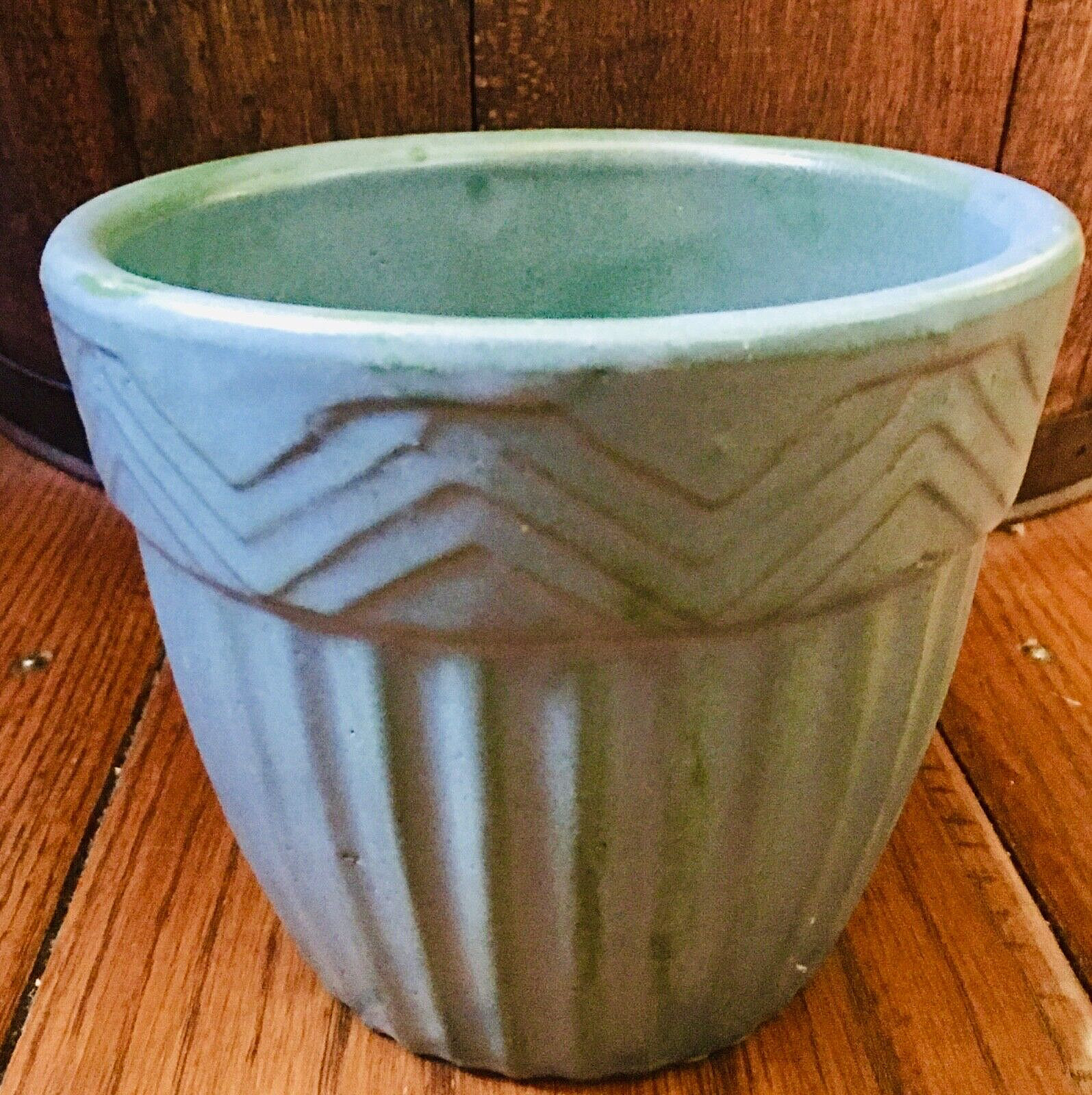 Art Deco Robinson Ransbottom Pottery Co RRP Roseville Stoneware Flower Pot