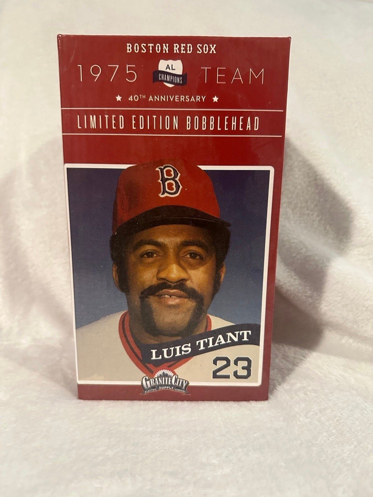Boston Red Sox Luis Tiant 40th Anniversary Bobblehead | LIMITED EDITION