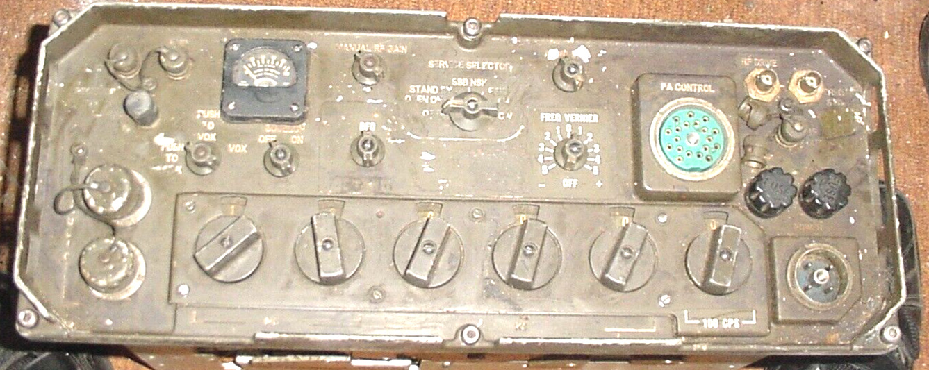 Military Radio RT-834 HF GRC-106 Transceiver Exciter Complete but  No Cables