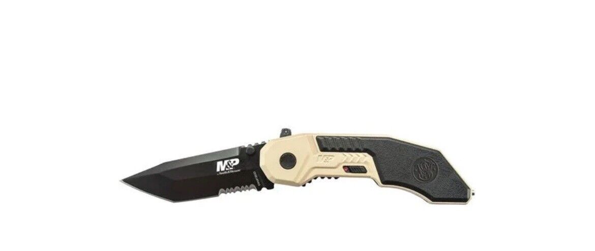 Smith & Wesson SWMP3BSDCP M&P Magic Black Assisted Folding Knife