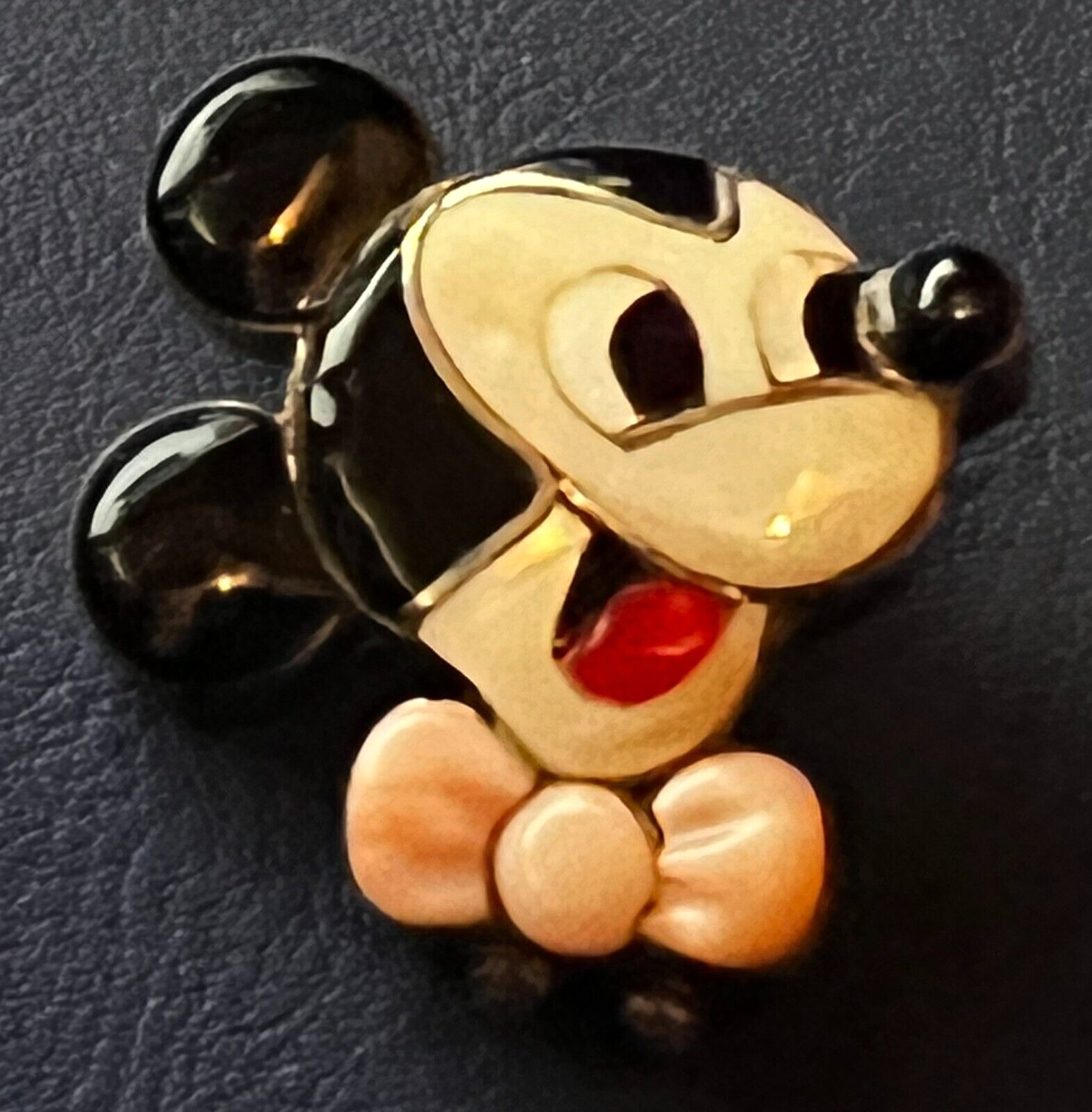 Best Zuni Veronica Poblano Nastacio Exquisite Inlay Mickey Mouse Disney Pendant