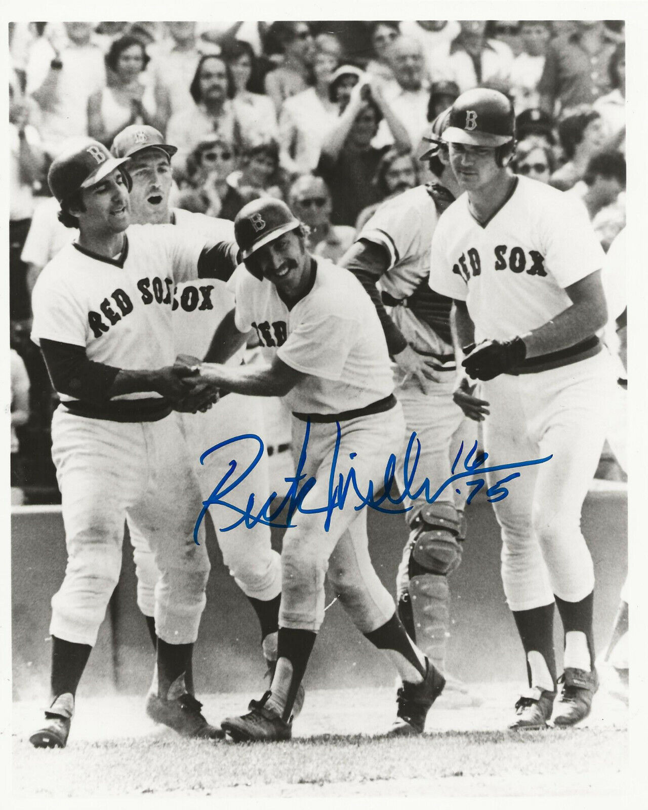 75 Boston Red Sox Rick Miller Autographed 8x10 W/SportsWorld COA
