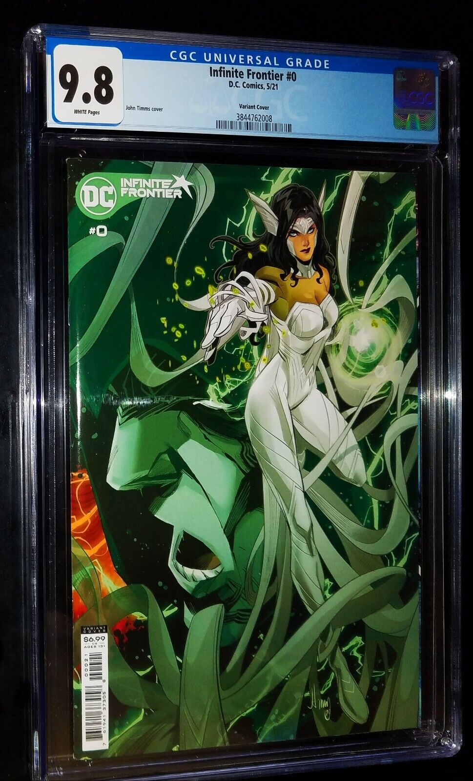 INFINITE FRONTIER #1 #0 TIMMS Timms Cover B Variant 2021 DC Comics CGC 9.8 NM/MT