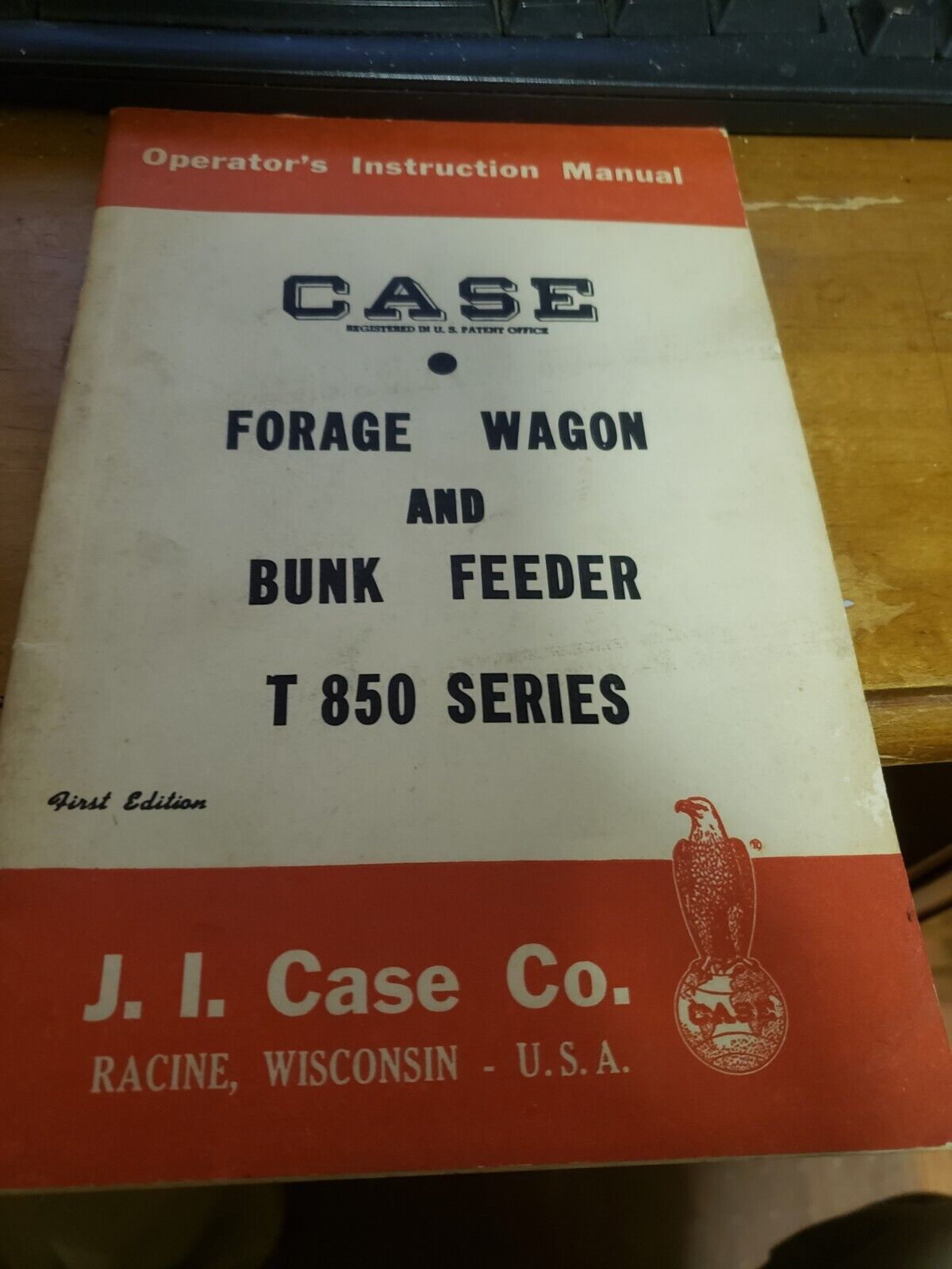 Case Tractor Forage Wagon & T850 Bunk Feeder Operator's Manual AMIL15 