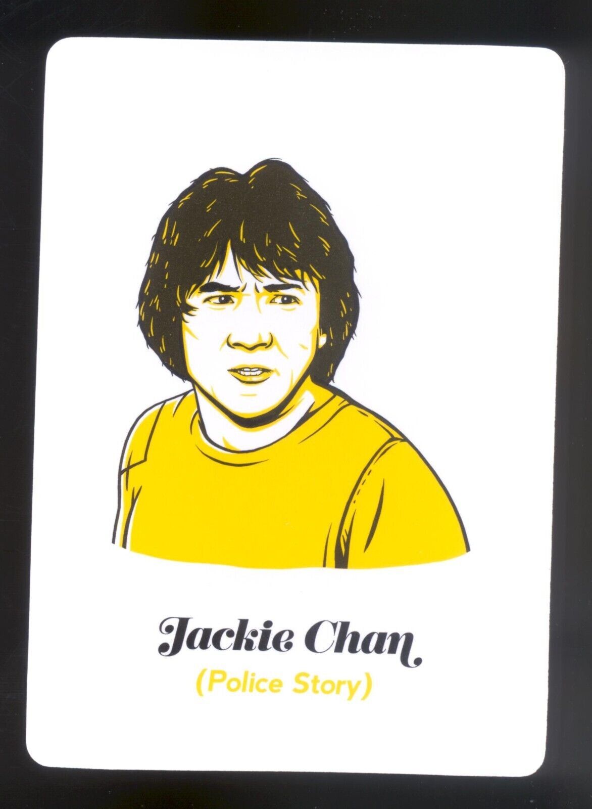 Jackie Chan Police Story Celebrity Movie Flim Trading Game Card