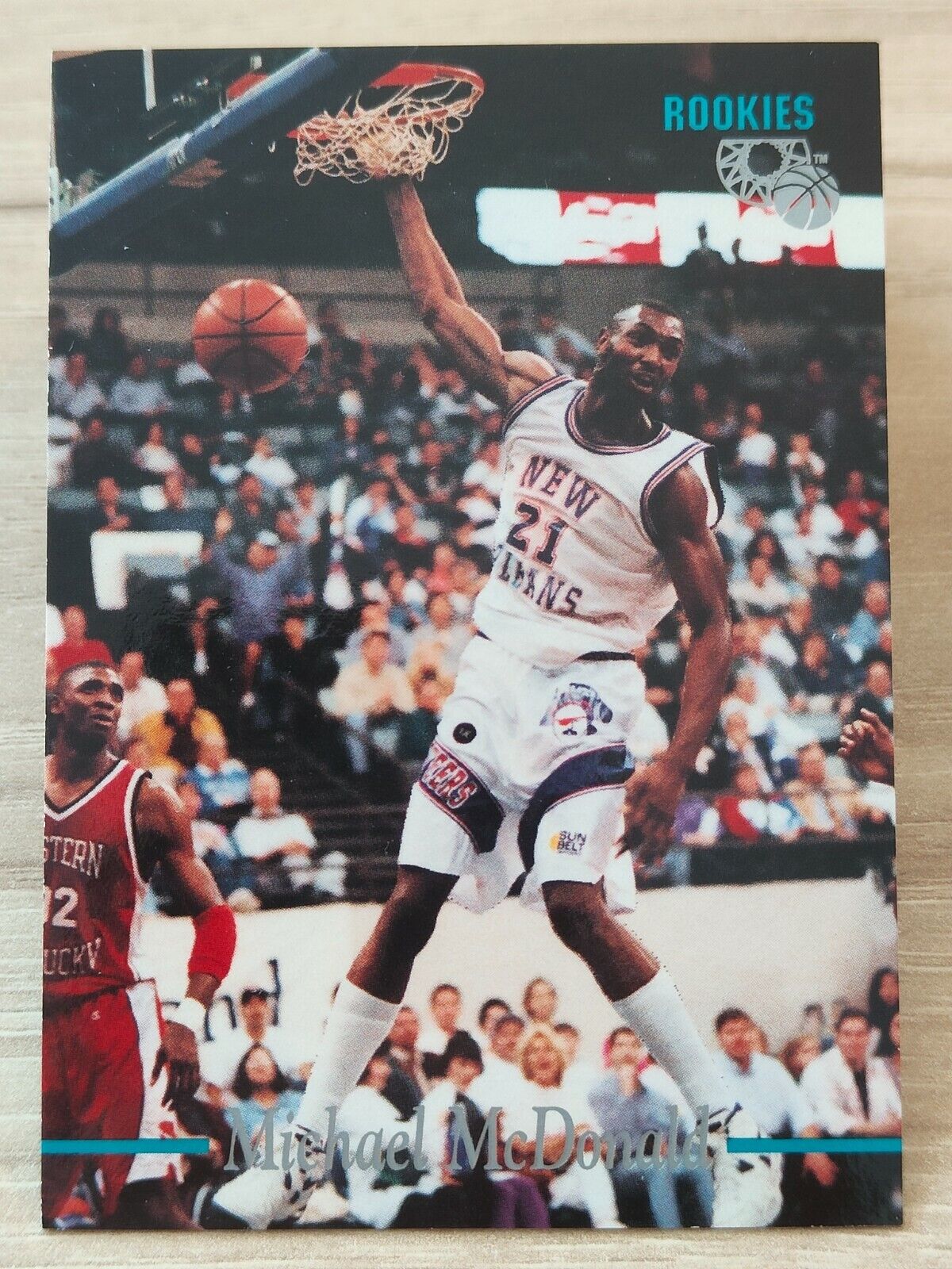 1995 N45 Classic Basketball NBA Rookies RC - Michael McDonald #51