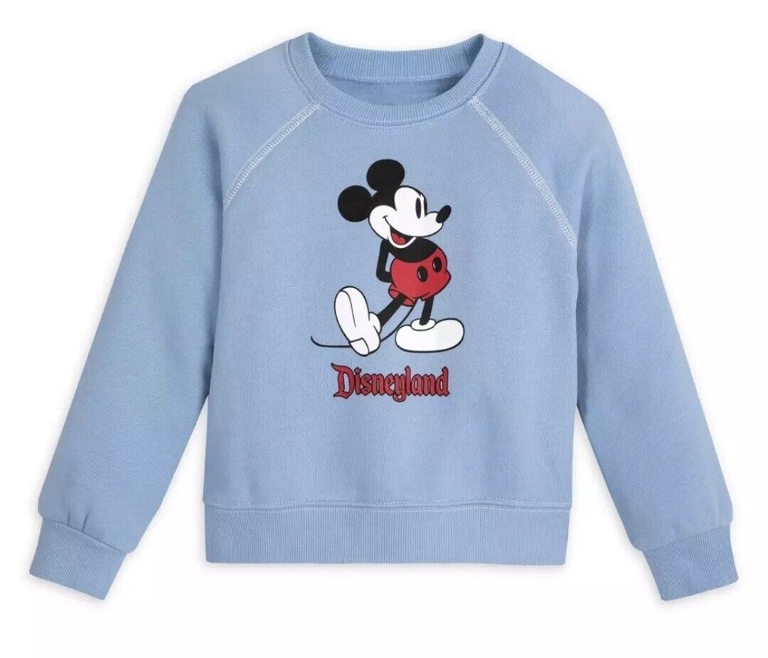 Disneyland Disney Parks MICKEY MOUSE Classic Pullover Sweatshirt Sz 13 Youth Big