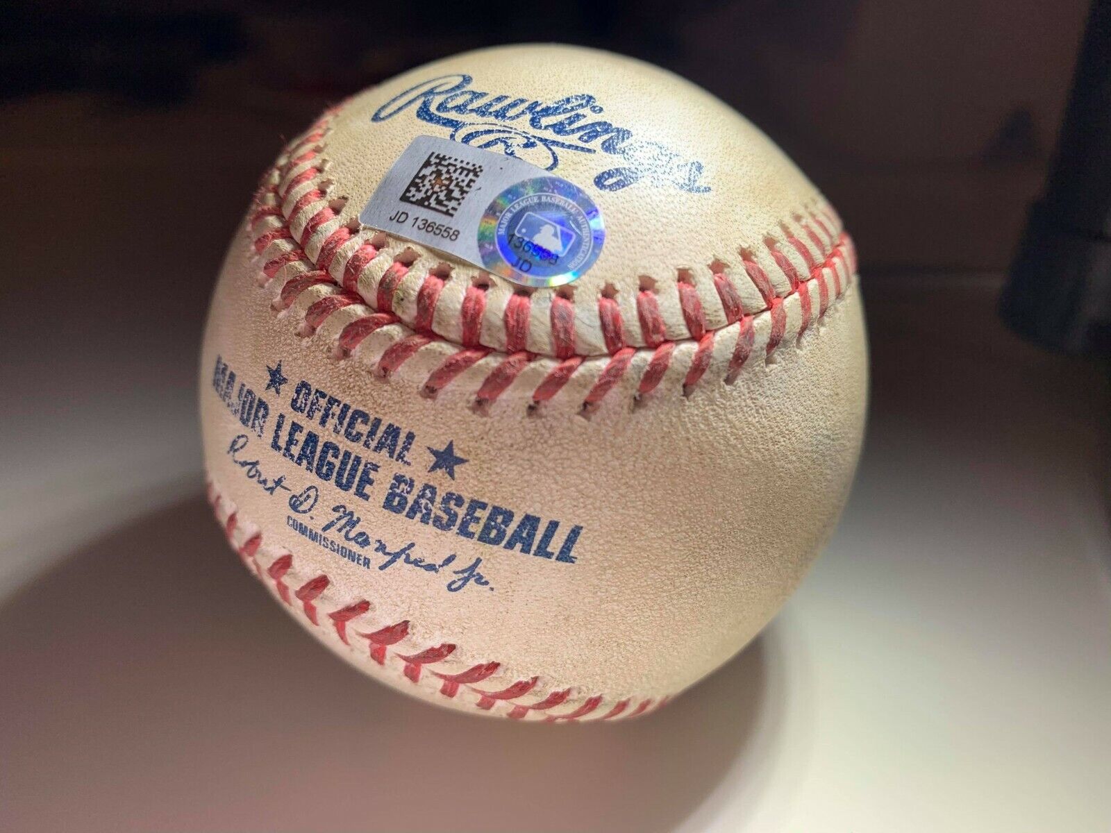 8/13/20 Game Used Baseball from MOOKIE BETTS Sixth 3HR Game MLB Authenticated 