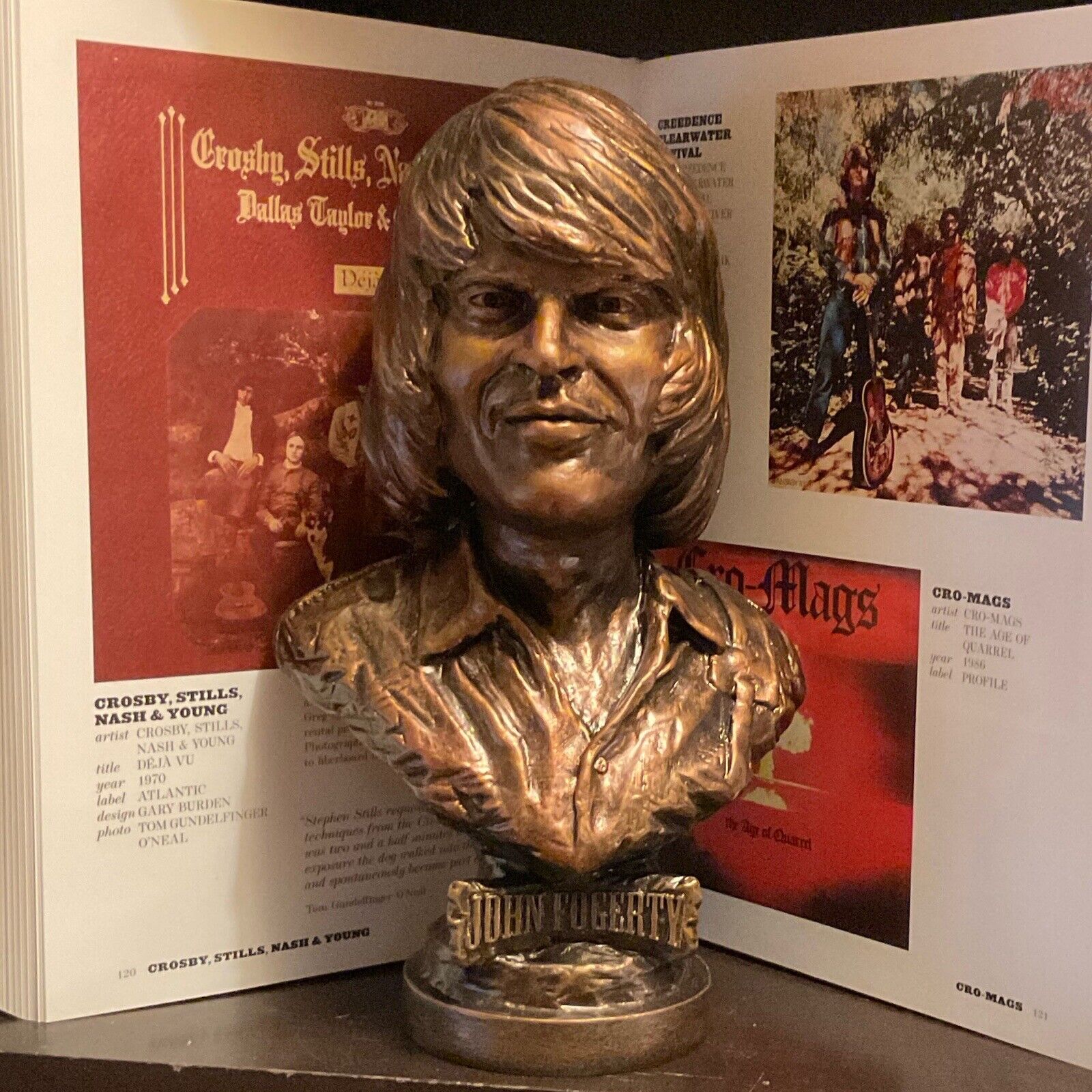 John Fogerty Creedence Clearwater Revival Bust Sculpture figure
