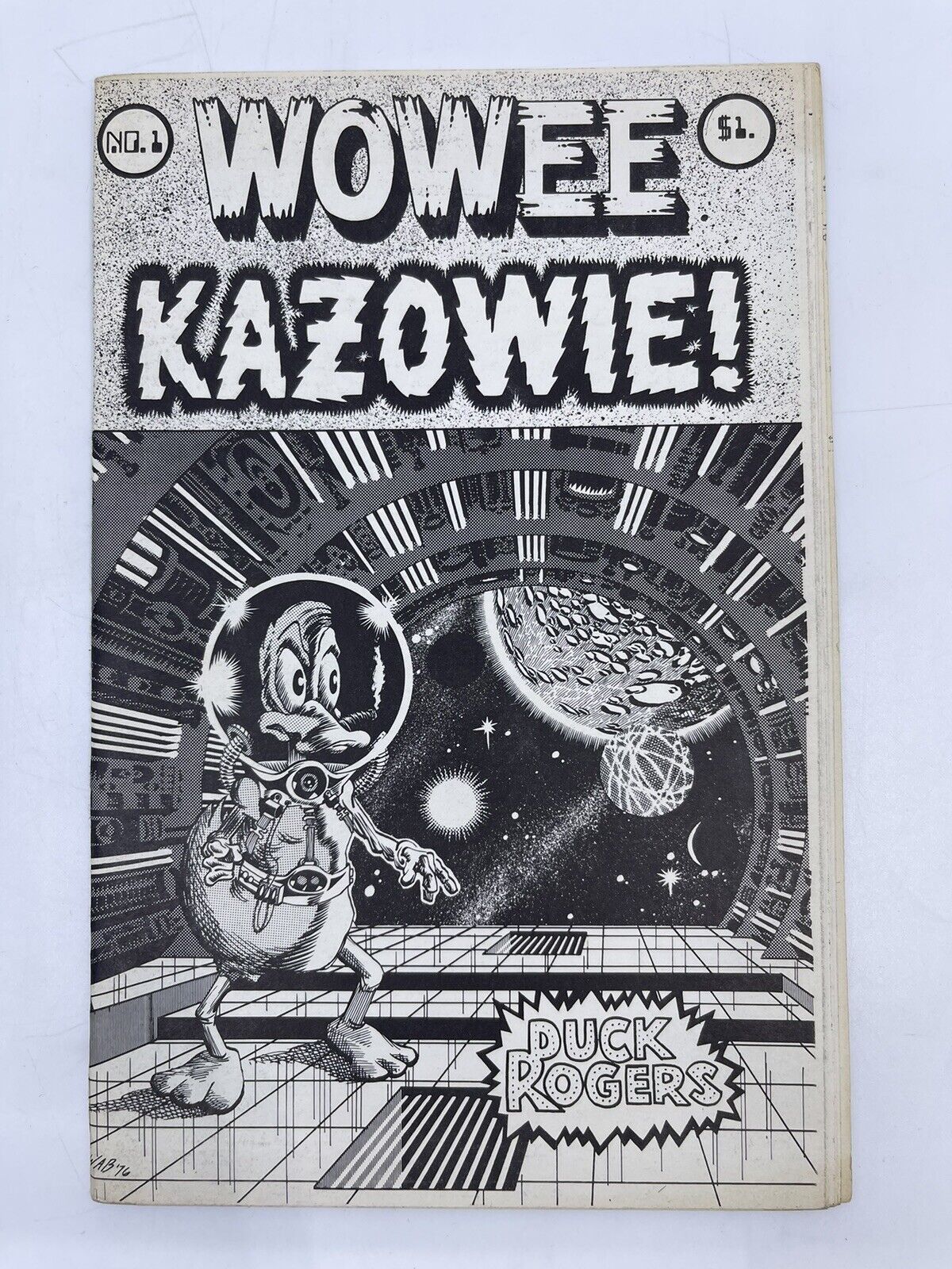 WOWEE KAZOWIE #1 Summer 1976 Comics Zine Great Condition RARE Vintage