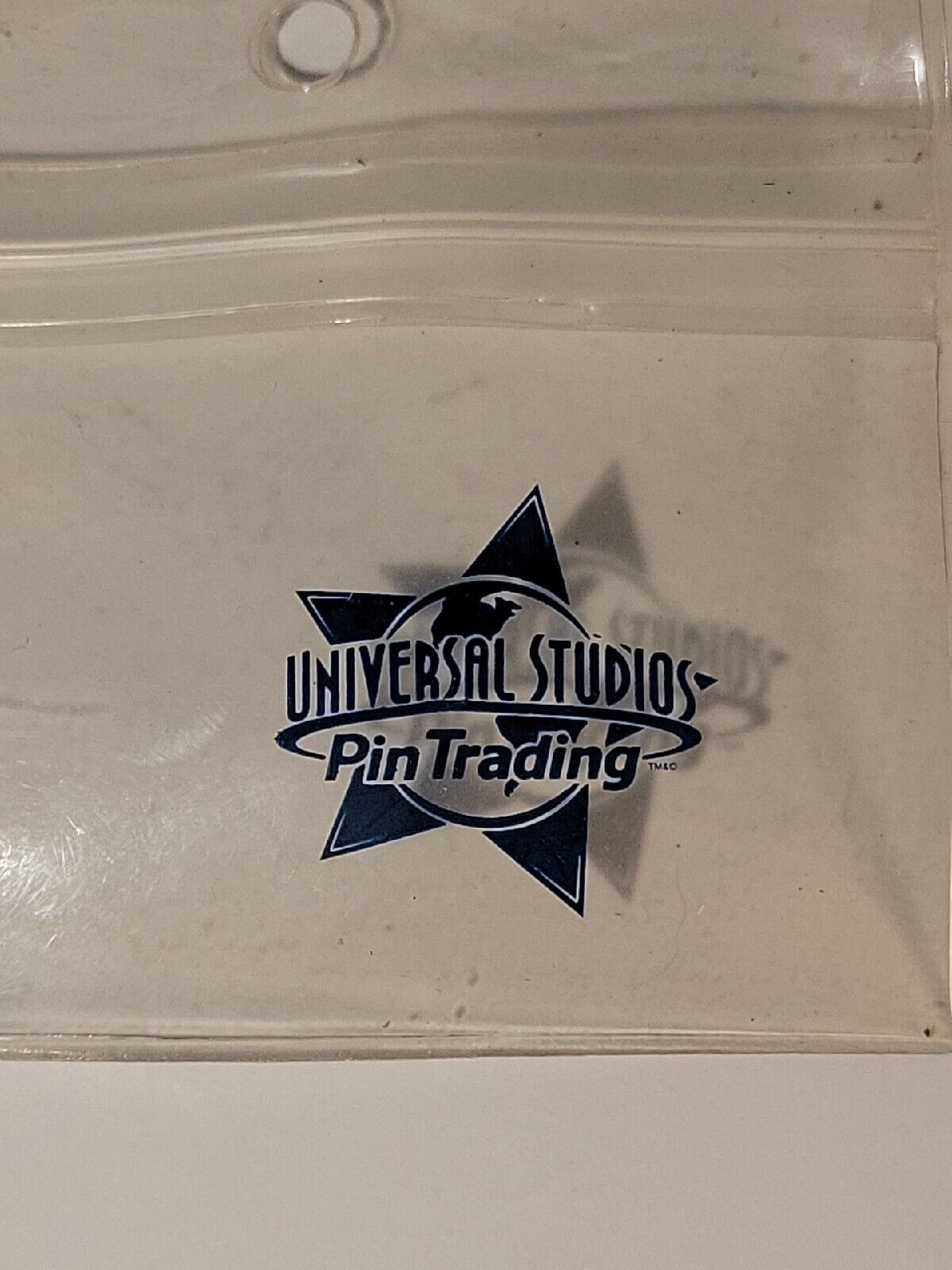 Vintage 90s Universal Studios Pin Trading Lanyard Holder