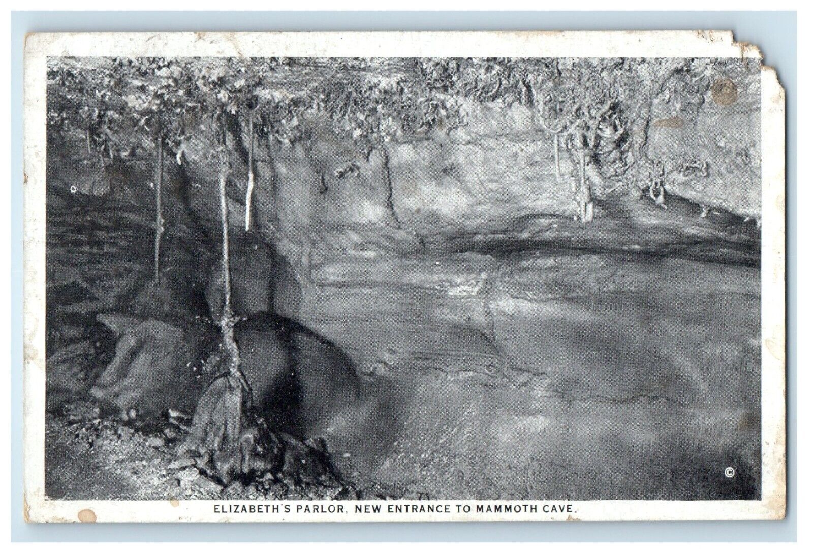 Elizabeth's Parlor New Entrance To Mammoth Cave Niagara Falls NY Postcard