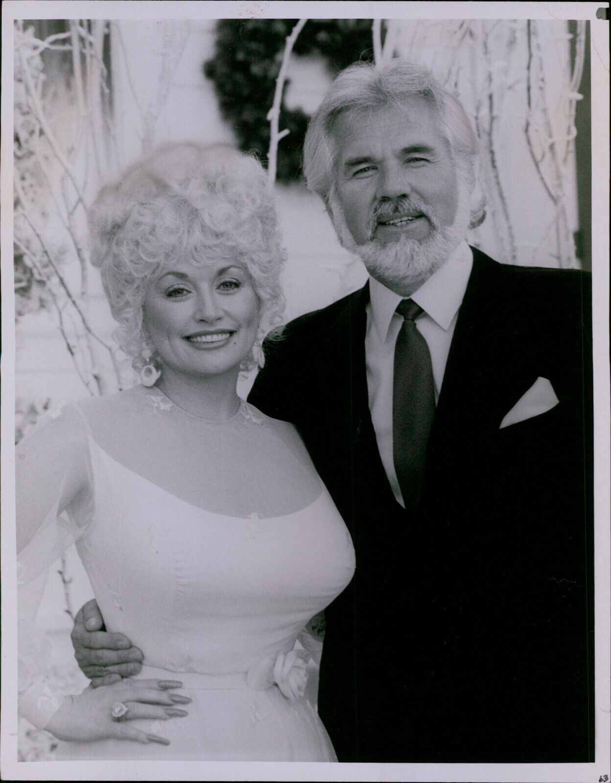 LG836 Original Photo KENNY ROGERS DOLLY PARTON County Musicians Icons Singers