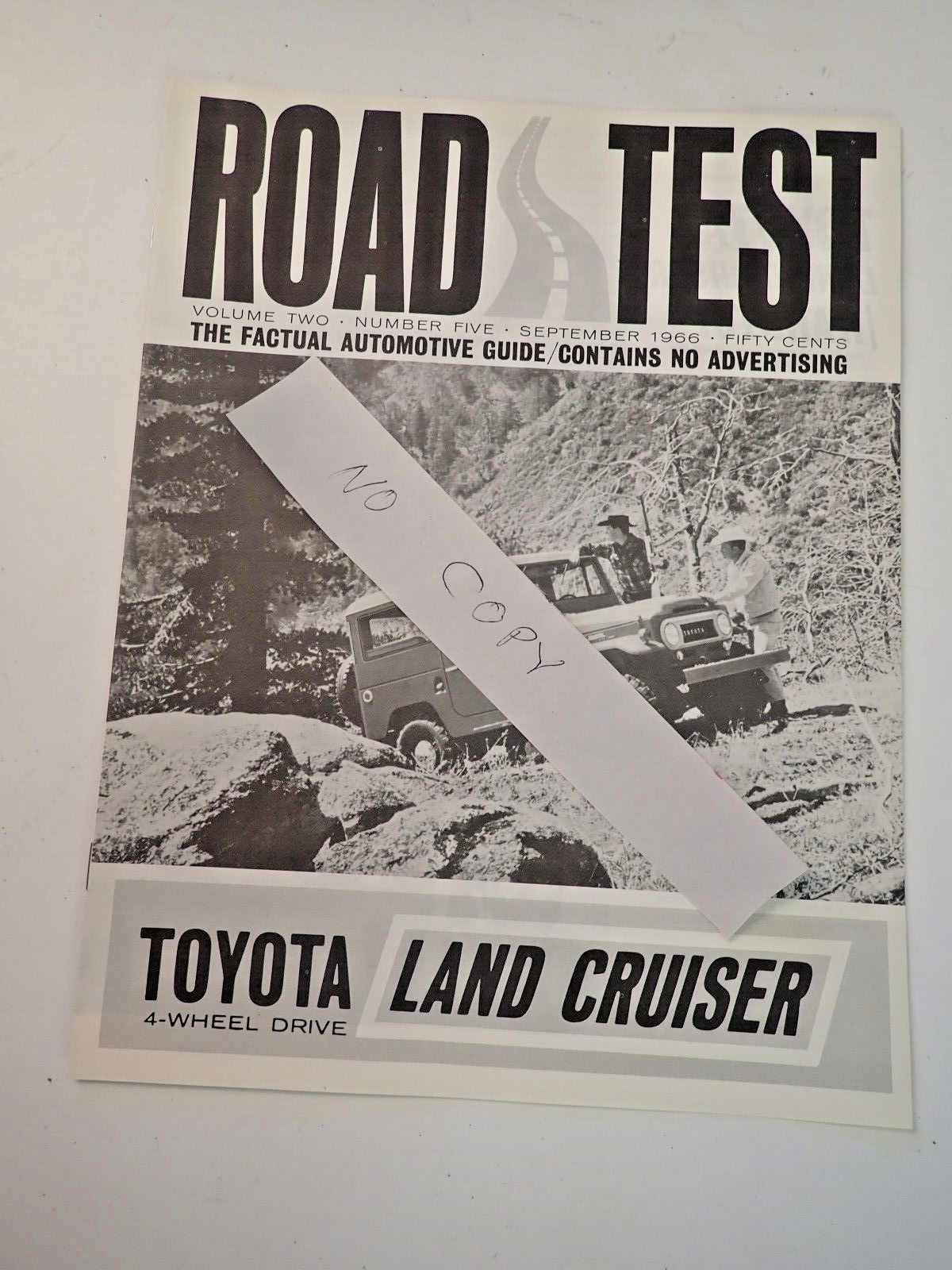 Original 1966 Toyota Land Cruiser Jeep / Pickup Sales Brochure
