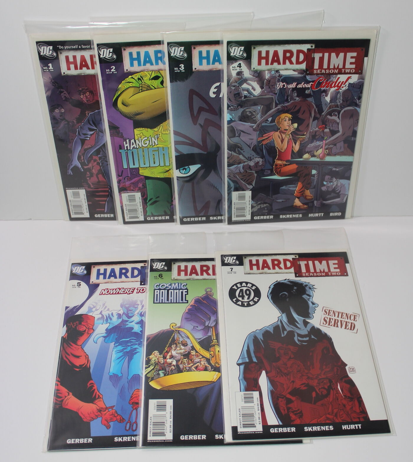 Hard Time Season Two Issues 1 2 3 4 5 6 7 Lot DC COMICS
