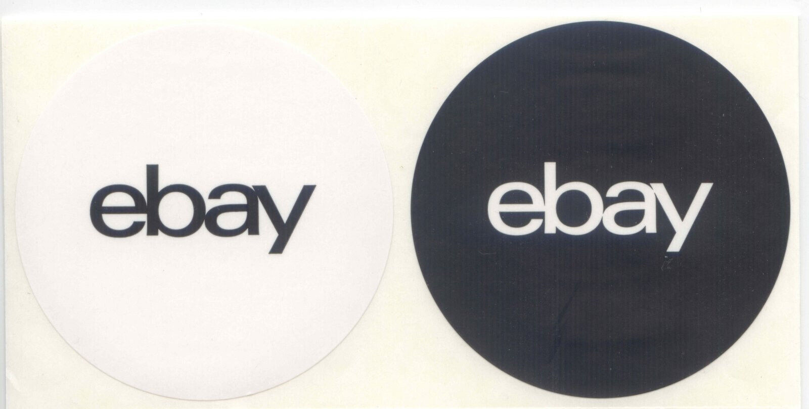 4 ebay Stickers: 2 Black and 2 White - ebay Branded 3\