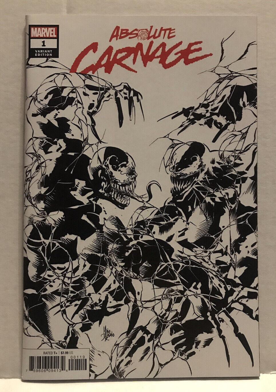 Absolute Carnage #1 Deodato Sketch Variant 1 per store