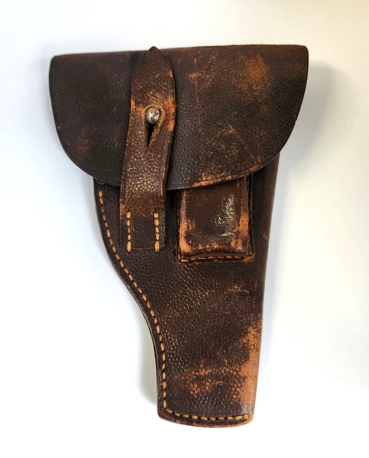 WW1 German B.A. VI 1916 Army Corps Breslau Leather Pistol Holster Mauser Walther