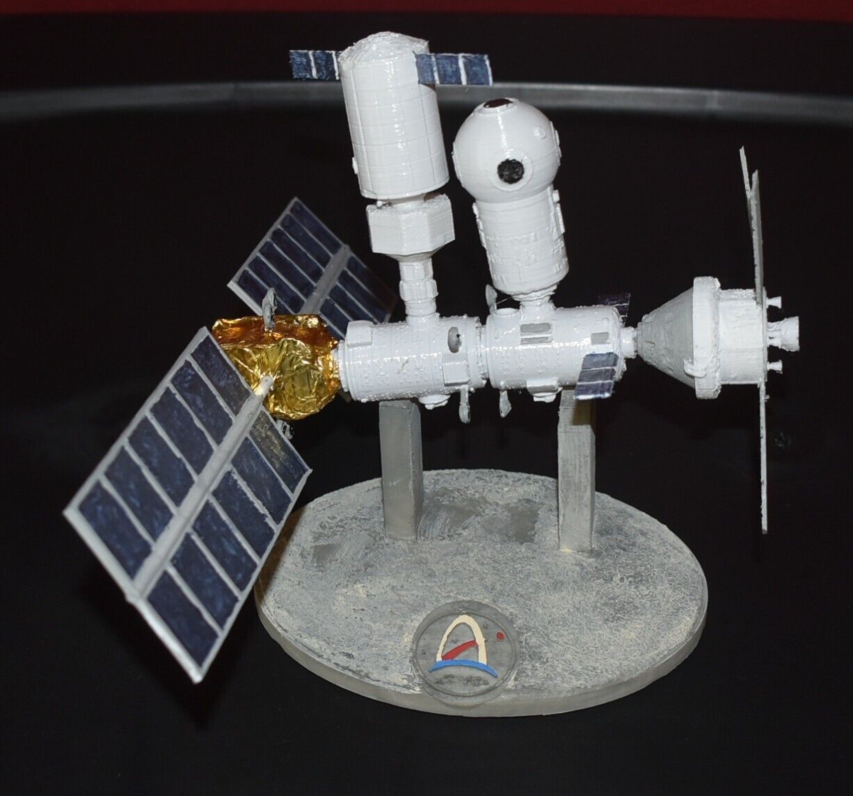 rare custom 1/144 NASA Artemis Lunar Gateway Space station 11 pc model w base