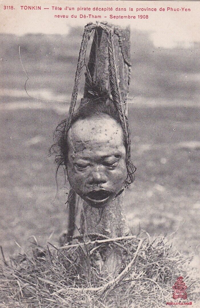 Phuc-Yen Pirate Beheading decapitation 1908 Tonkin Vietnam Indochina execution