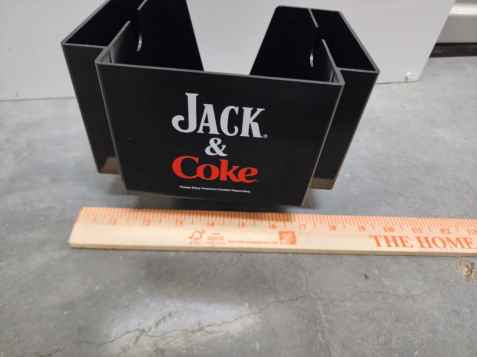Jack Daniels And Coke Coca Cola Bar Napkin Straw Caddy Holder Brand New 🇺🇸