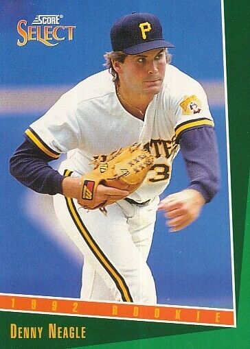 #299 PITTSBURGH PIRATES # DENNY NEAGLE # BASEBALL CARD SCORE SELECT MLB 1992