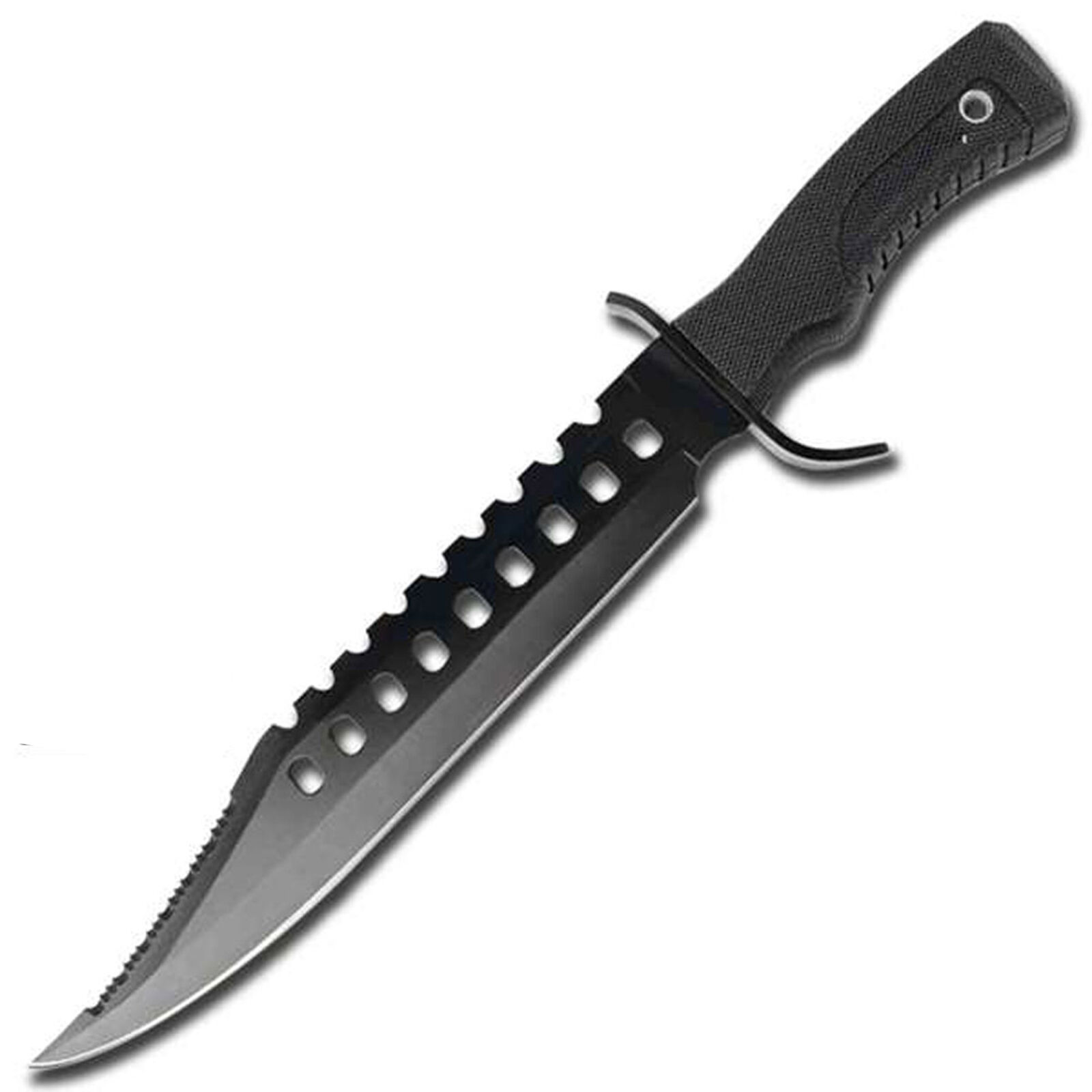 Survival Hunting Outdoor Survivors Sporting Sawback Fixed Blade Knife 440 Steel