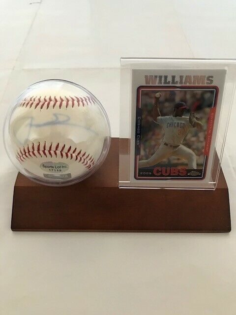 Jerome Williams Signed Autographed Baseball - Cubs Giants Nationals Angels 