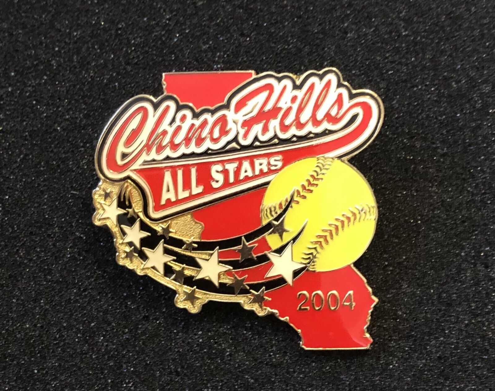 Softball Baseball  Chino Hills All Stars 2004 Pin Pinback