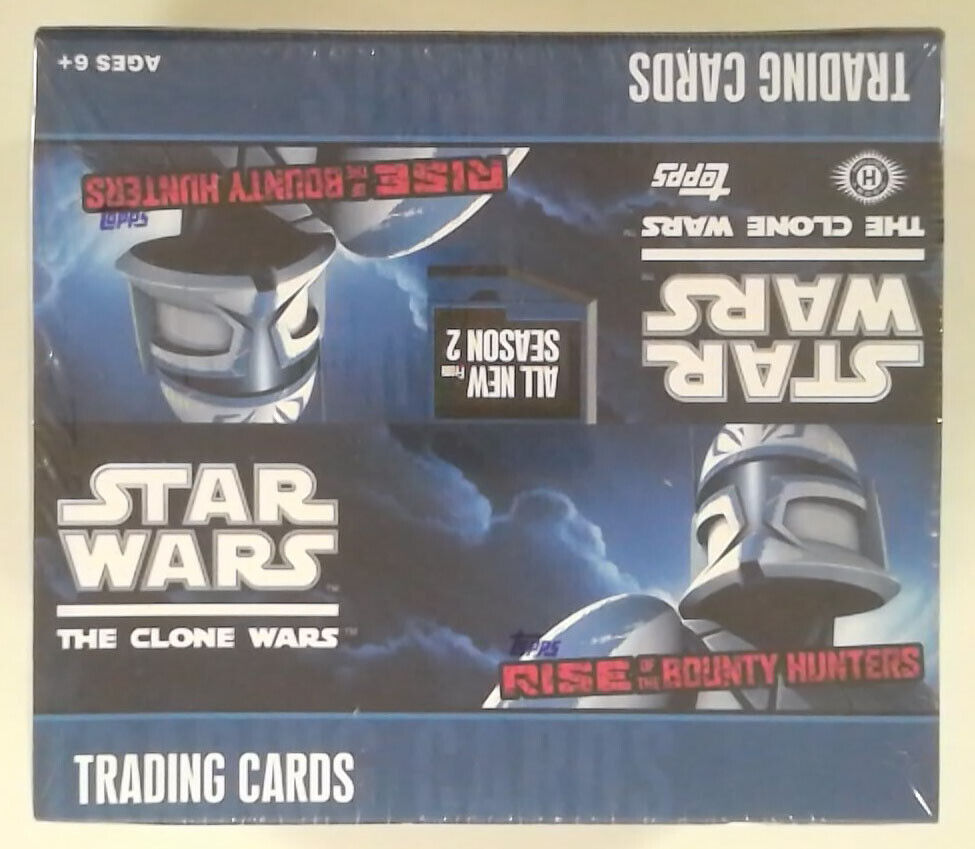Star Wars: The Clone Wars: Rise of the Bounty Hunters: Sealed Box: Topps: 2010
