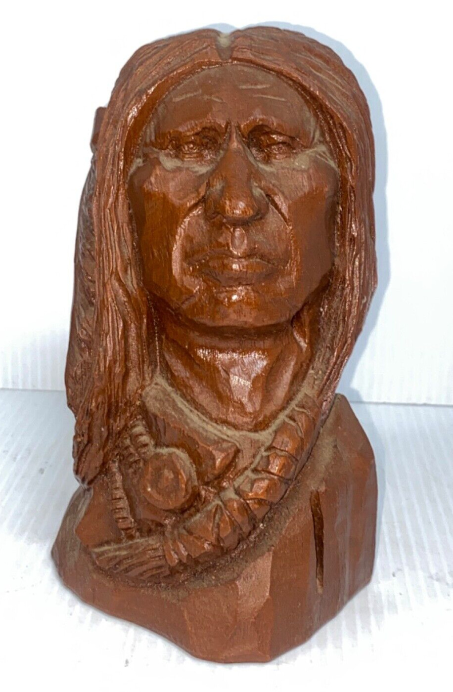 JM Wood Indian Head Statue 2000 No. 783 (FC114-3Q1455