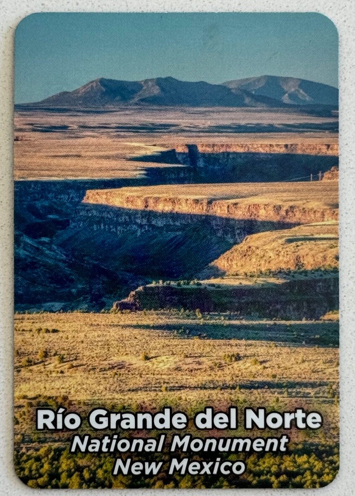 Rio Grande del Norte Magnet National Monument New Mexico Magnet Card