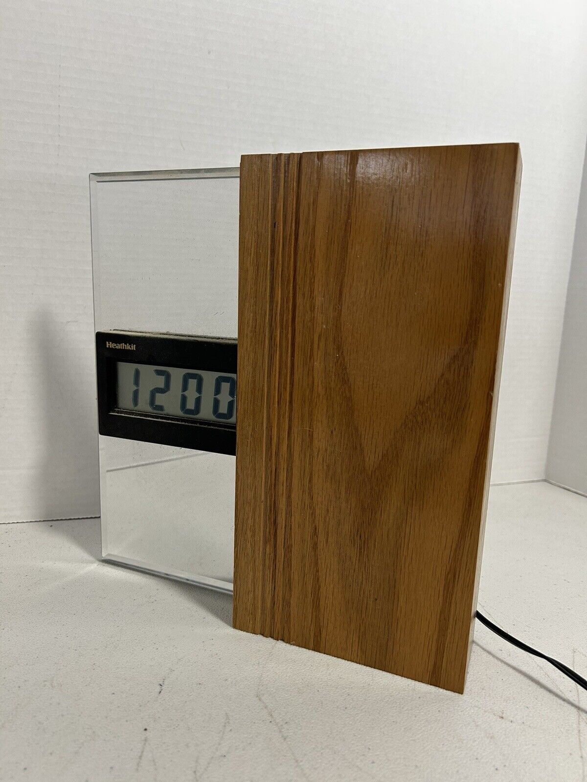 Vintage Heathkit GCW-1724 Digital Alarm Clock with Mirror
