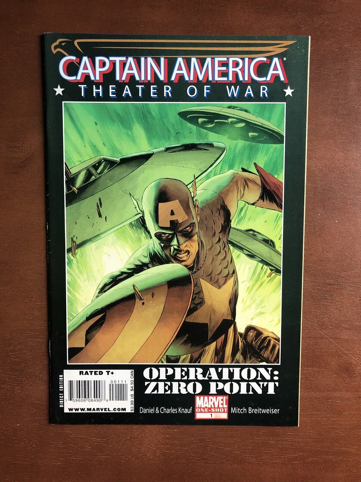 Captain America Theater Of War: #1 (2008) 7.5 VF Marvel Key Operation Zero Point