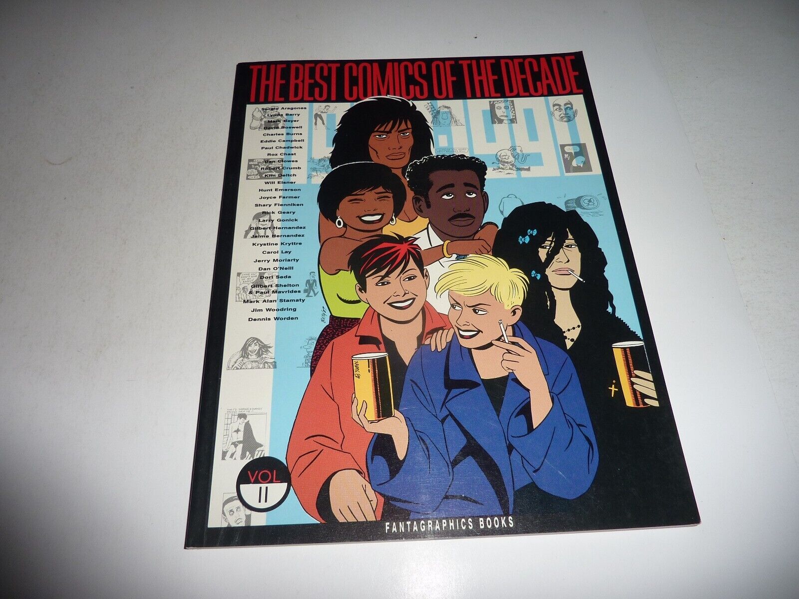 THE BEST COMICS OF THE DECADE #2 1980-1990 Fantagraphics Books 1990 VF/NM